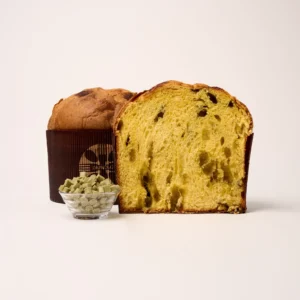 Panettone artigianale Pistacchio - con gli ingredienti